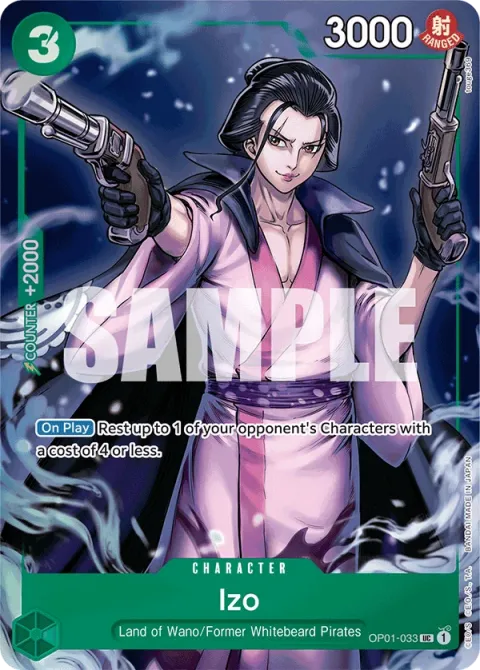 Carte One Piece Izo OP01-033 · parallèle 6, extension Cartes d'autres produits