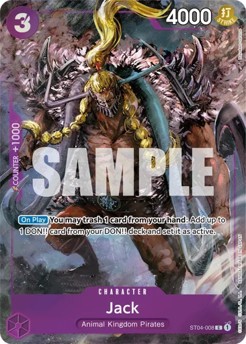 Carte One Piece Jack ST04-008 · parallèle 2, extension Cartes d'autres produits