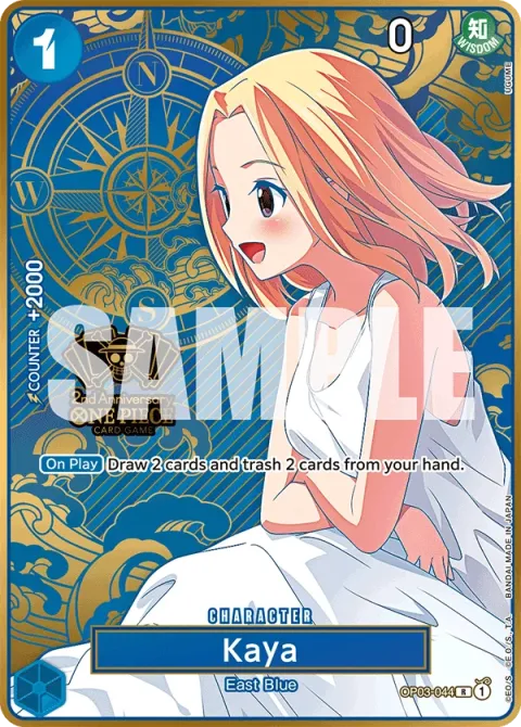 Carte One Piece Kaya OP03-044 · parallèle 2, extension Cartes d'autres produits
