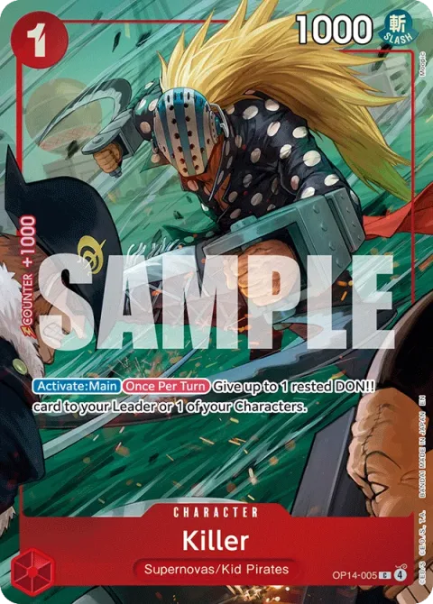 Carte One Piece Killer OP14-005 · parallèle, extension Cartes d'autres produits