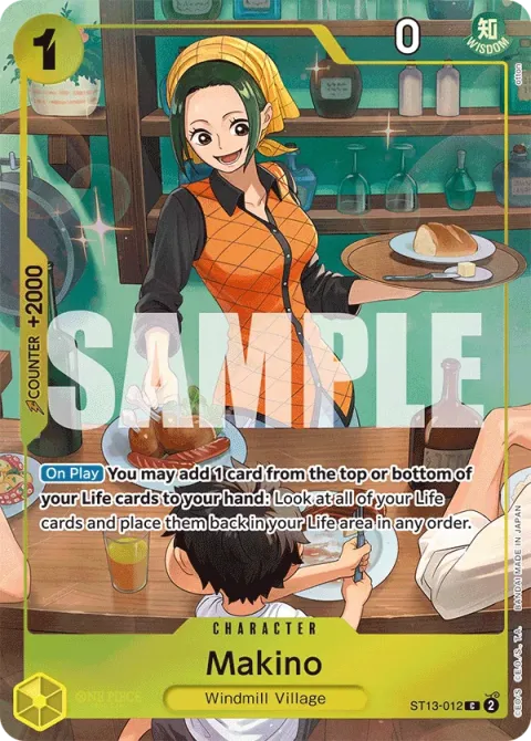 Carte One Piece Makino ST13-012 · parallèle 2, extension Cartes d'autres produits