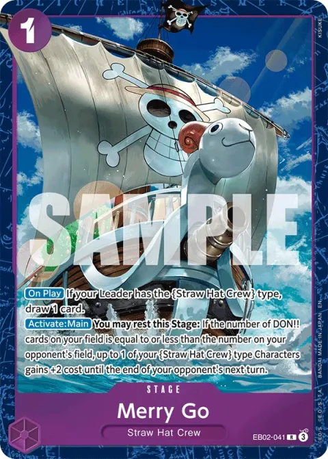 Carte One Piece Merry Go EB02-041 · parallèle, extension Cartes d'autres produits