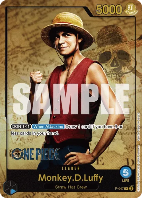Carte One Piece Monkey.D.Luffy P-047 · parallèle, extension Cartes d'autres produits