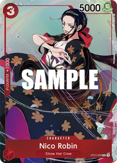 Carte One Piece Nico Robin ST01-008 · parallèle 2, extension Cartes d'autres produits