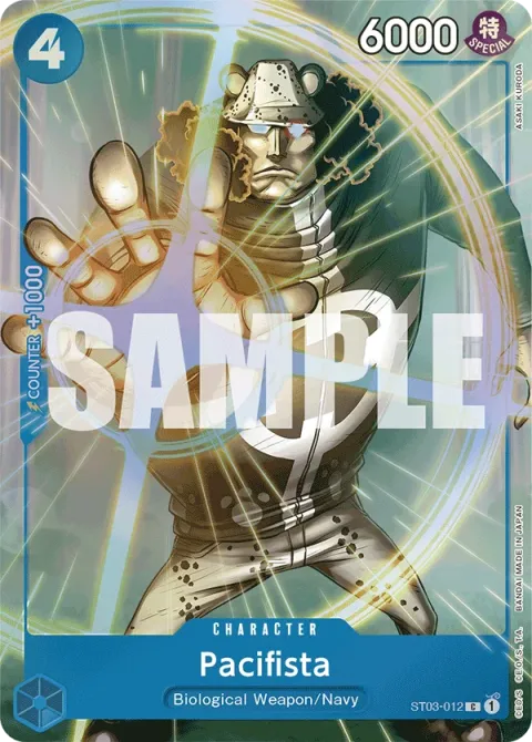 Carte One Piece Pacifista ST03-012 · parallèle, extension Cartes d'autres produits