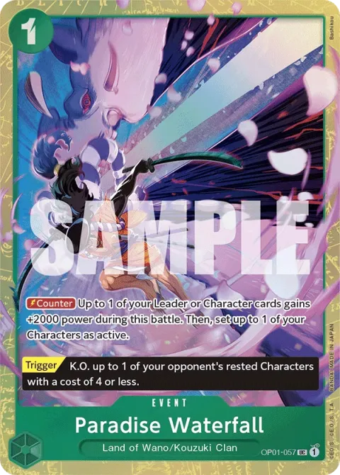 Carte One Piece Paradise Waterfall OP01-057 · parallèle, extension Cartes d'autres produits