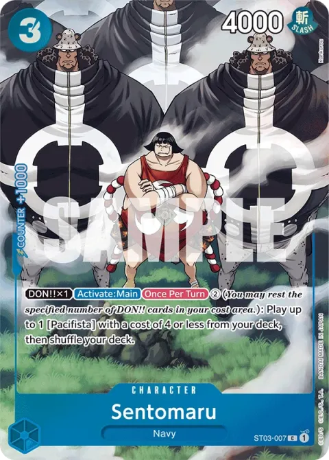 Carte One Piece Sentomaru ST03-007 · parallèle 2, extension Cartes d'autres produits