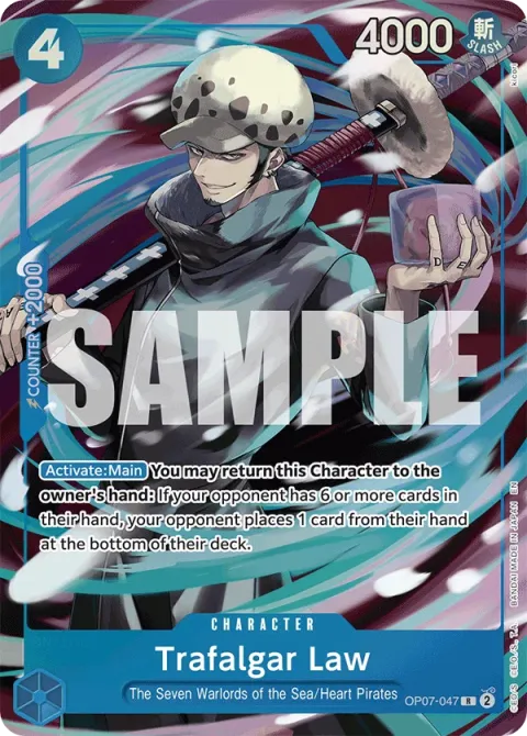 Carte One Piece Trafalgar Law OP07-047 · parallèle 5, extension Cartes d'autres produits