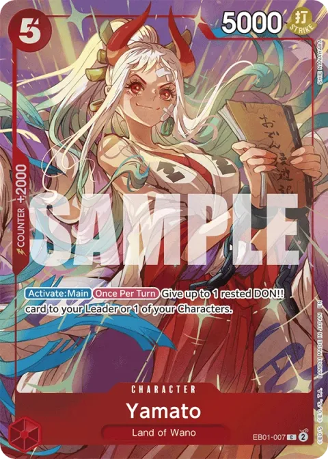 Carte One Piece Yamato EB01-007 · parallèle, extension Cartes d'autres produits