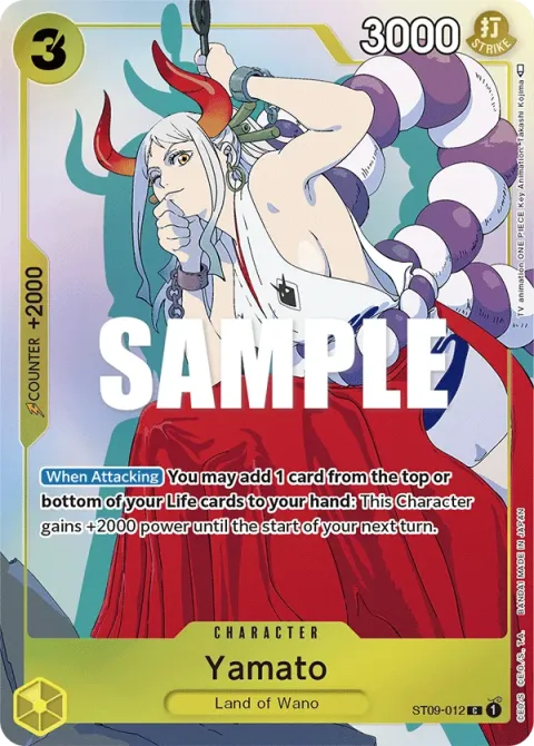 Carte One Piece Yamato ST09-012 · parallèle, extension Cartes d'autres produits