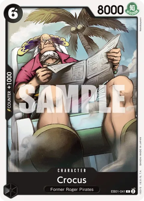Carte One Piece Crocus EB01-041, extension Memorial Collection (sortie anglaise)