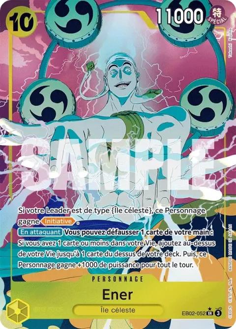 Carte One Piece Ener EB02-052 · parallèle, extension Anime 25th Collection