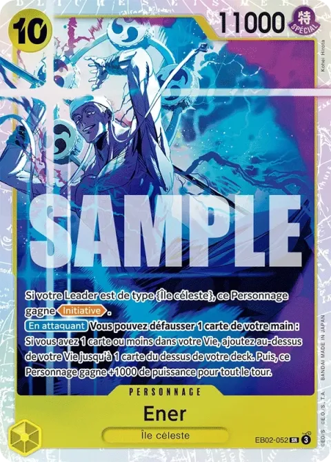 Carte One Piece Ener EB02-052, extension Anime 25th Collection