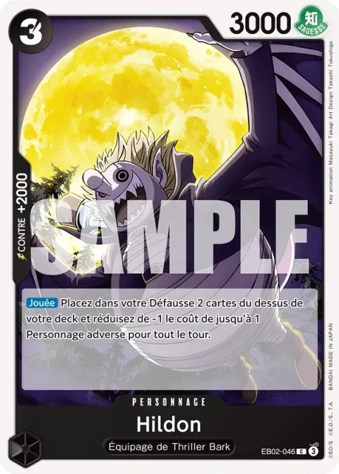 Carte One Piece Hildon EB02-046, extension Anime 25th Collection