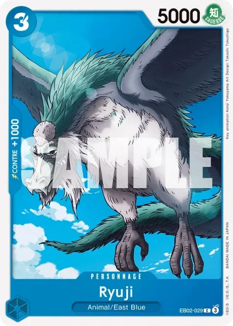 Carte One Piece Ryuji EB02-029, extension Anime 25th Collection