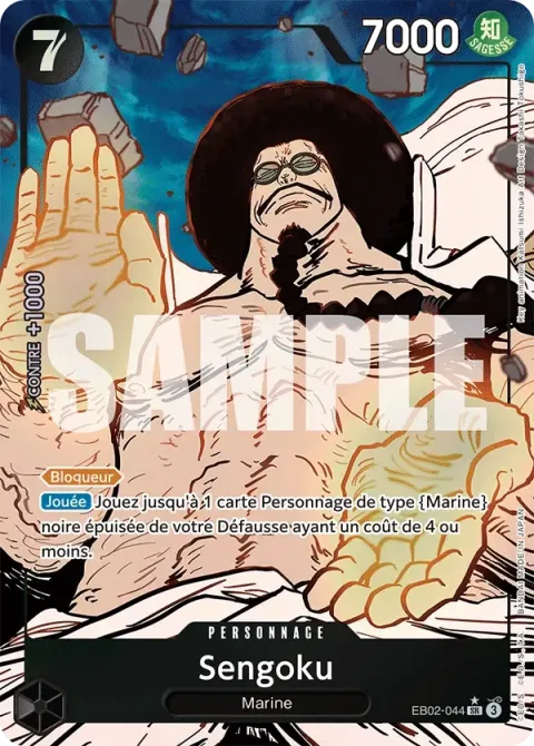 Carte One Piece Sengoku EB02-044 · parallèle, extension Anime 25th Collection