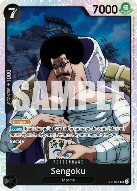 Carte One Piece Sengoku EB02-044, extension Anime 25th Collection
