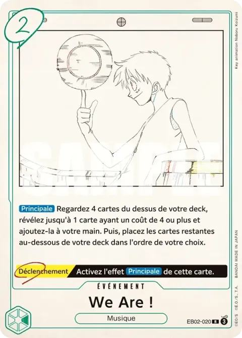 Carte One Piece We Are ! EB02-020, extension Anime 25th Collection