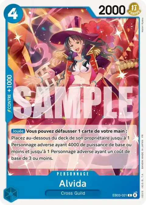 Carte One Piece Alvida EB03-021, extension One Piece Heroines Edition