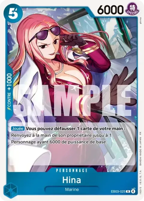 Carte One Piece Hina EB03-025, extension One Piece Heroines Edition