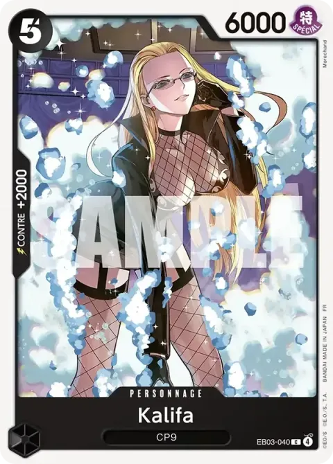Carte One Piece Kalifa EB03-040, extension One Piece Heroines Edition