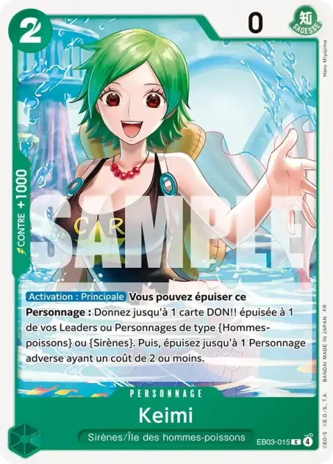 Carte One Piece Keimi EB03-015, extension One Piece Heroines Edition