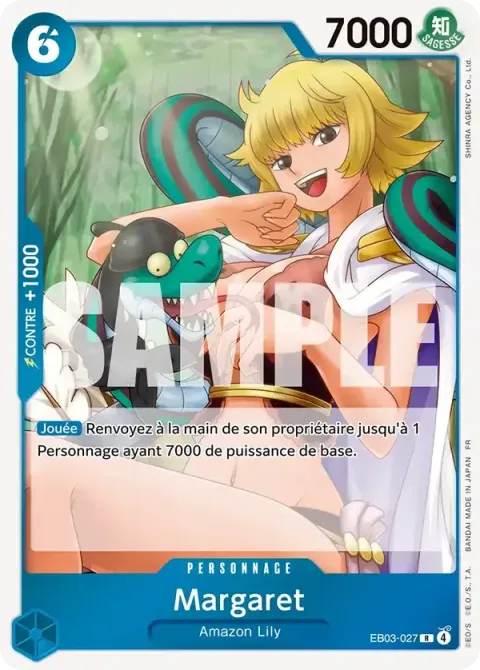 Carte One Piece Margaret EB03-027, extension One Piece Heroines Edition