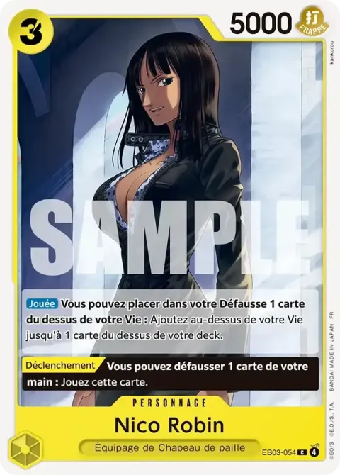Carte One Piece Nico Robin EB03-054, extension One Piece Heroines Edition