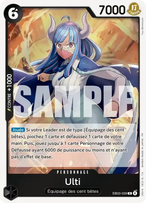Carte One Piece Ulti EB03-039, extension One Piece Heroines Edition