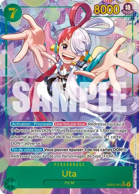 Carte One Piece Uta EB03-061 · parallèle, extension One Piece Heroines Edition