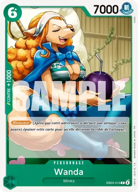 Carte One Piece Wanda EB03-019, extension One Piece Heroines Edition