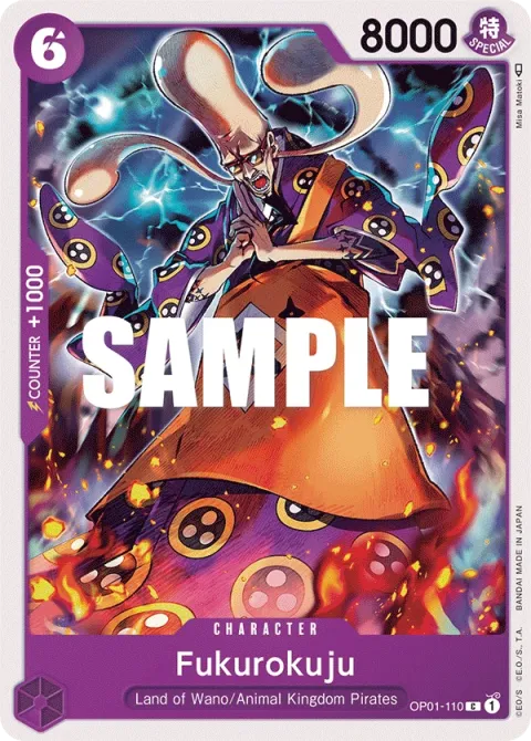 Carte One Piece Fukurokuju OP01-110, extension Romance Dawn (sortie anglaise)