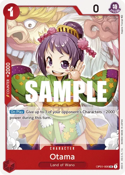 Carte One Piece Otama OP01-006, extension Romance Dawn (sortie anglaise)