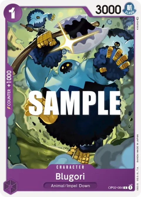 Carte One Piece Blugori OP02-084, extension Paramount War (sortie anglaise)