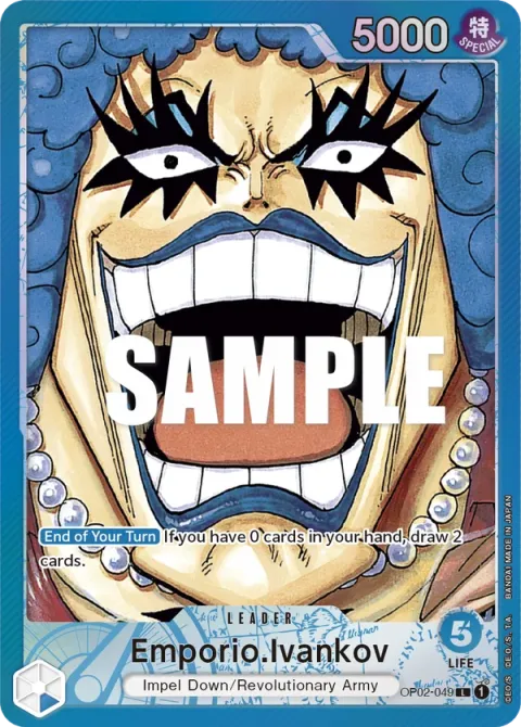 Carte One Piece Emporio.Ivankov OP02-049 · parallèle, extension Paramount War (sortie anglaise)