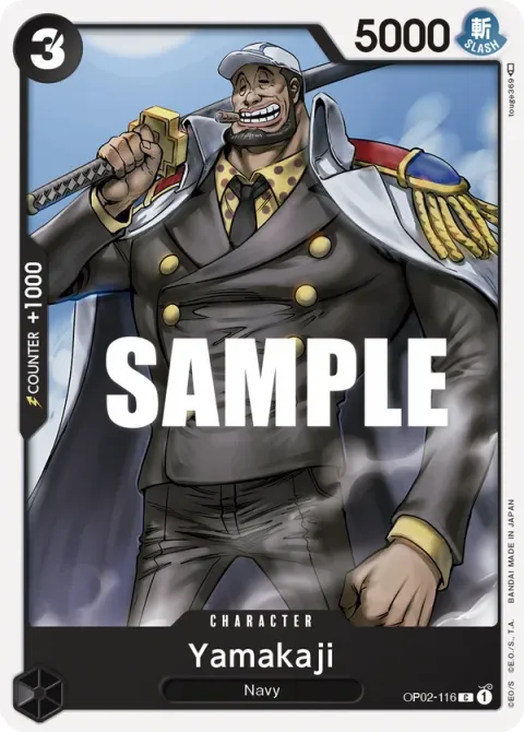 Carte One Piece Yamakaji OP02-116, extension Paramount War (sortie anglaise)