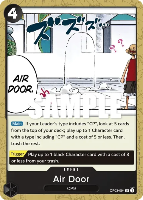 Carte One Piece Air Door OP03-094, extension Pillars of Strength (sortie anglaise)