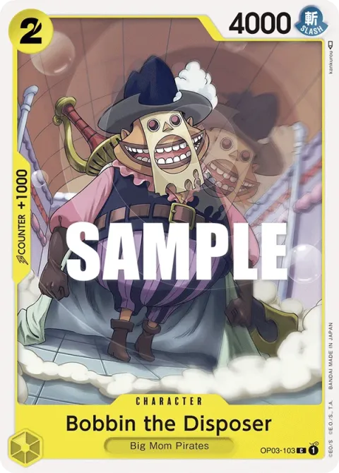 Carte One Piece Bobbin the Disposer OP03-103, extension Pillars of Strength (sortie anglaise)