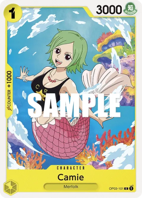 Carte One Piece Camie OP03-101, extension Pillars of Strength (sortie anglaise)