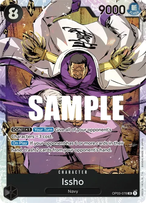 Carte One Piece Issho OP03-078, extension Pillars of Strength (sortie anglaise)
