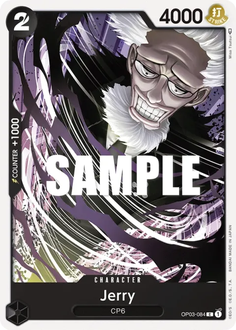 Carte One Piece Jerry OP03-084, extension Pillars of Strength (sortie anglaise)