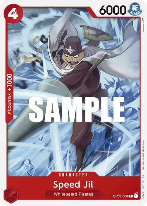 Carte One Piece Speed Jil OP03-006, extension Pillars of Strength (sortie anglaise)