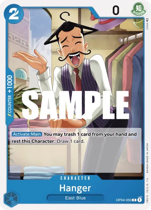 Carte One Piece Hanger OP04-050, extension Kingdoms of Intrigue (sortie anglaise)