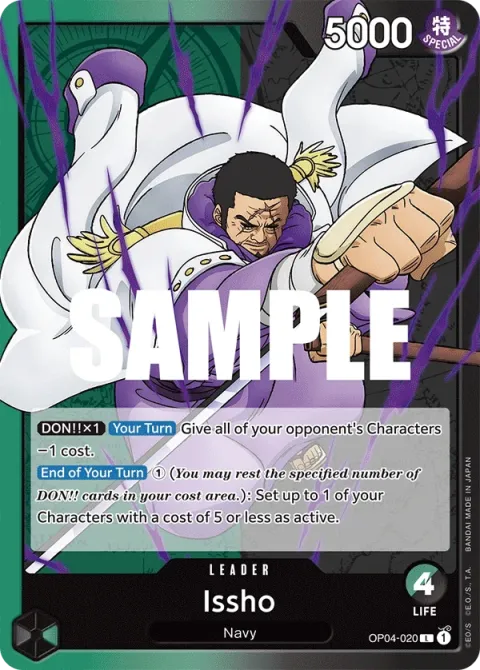 Carte One Piece Issho OP04-020, extension Kingdoms of Intrigue (sortie anglaise)