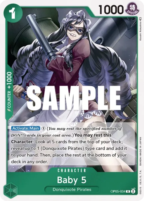 Carte One Piece Baby 5 OP05-034, extension Awakening of the New Era (sortie anglaise)
