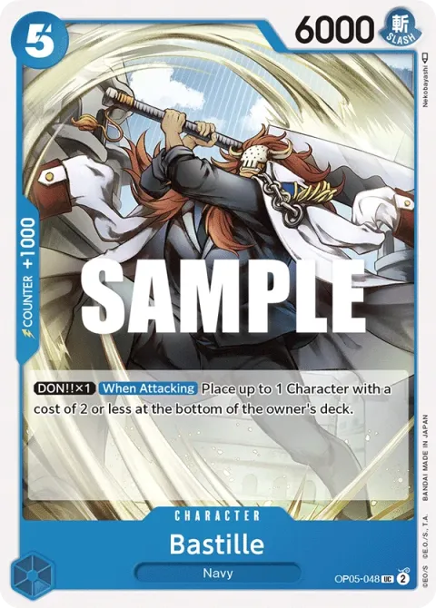 Carte One Piece Bastille OP05-048, extension Awakening of the New Era (sortie anglaise)