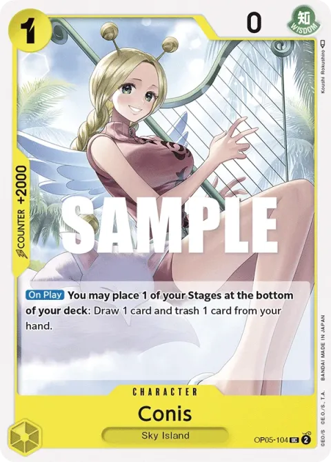 Carte One Piece Conis OP05-104, extension Awakening of the New Era (sortie anglaise)