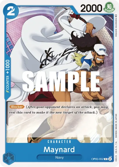 Carte One Piece Maynard OP05-052, extension Awakening of the New Era (sortie anglaise)