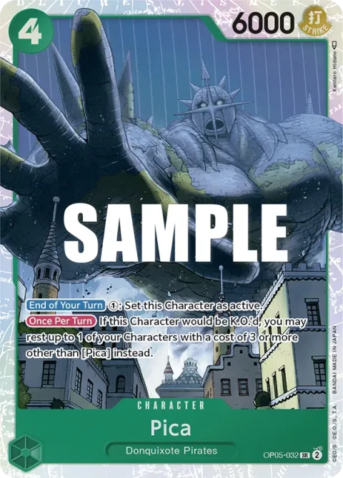 Carte One Piece Pica OP05-032, extension Awakening of the New Era (sortie anglaise)