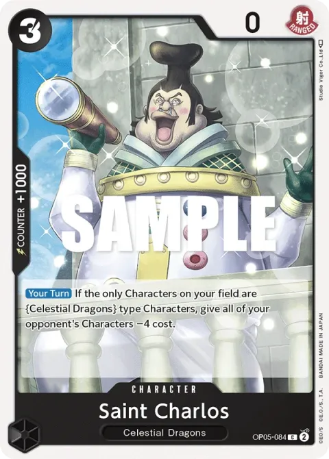 Carte One Piece Saint Charlos OP05-084, extension Awakening of the New Era (sortie anglaise)